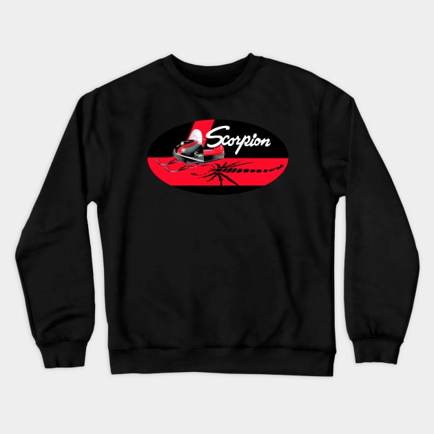 Scorpion Crewneck Sweatshirt by Midcenturydave